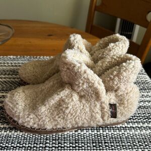 LL Bean pile slipper booties